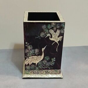 Najeon Chilgi-Korean Mother-of-Pearl Lacquerware Pen/Pencil Holder